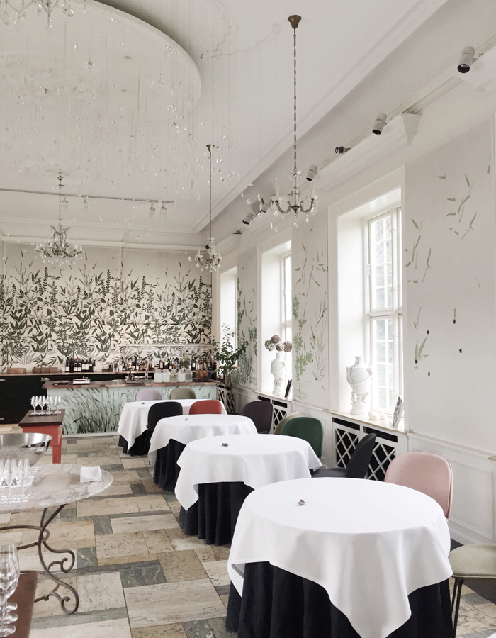 inspiring restaurant decor, mielcke & hurtigkarl, far and close, scandinavian interior, gubi beetle chair, Gamfratesi via http://www.scandinavianlovesong.com/